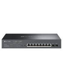 TP-Link Omada TL-SG2210MP Gestionado L2/L2+ Gigabit Ethernet (10/100/1000) Energía sobre Ethernet (PoE) 1U Negro