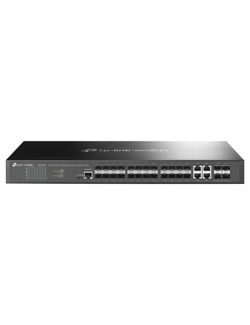 TP-Link Omada TL-SG3428XF Gestionado L2+ 1U Negro