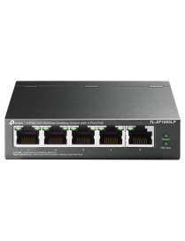 TP-Link TL-SF1005LP switch No administrado Fast Ethernet (10/100) Energía sobre Ethernet (PoE) Negro
