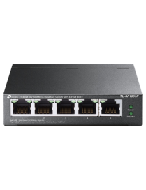 TP-Link TL-SF1005P No administrado Fast Ethernet (10/100) Energía sobre Ethernet (PoE) Negro