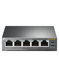 TP-Link TL-SG1005P No administrado Gigabit Ethernet (10/100/1000) Energía sobre Ethernet (PoE) Negro