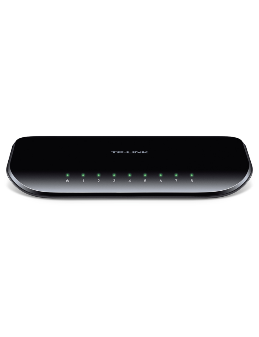 TP-Link TL-SG1008D No administrado Gigabit Ethernet (10/100/1000) Negro