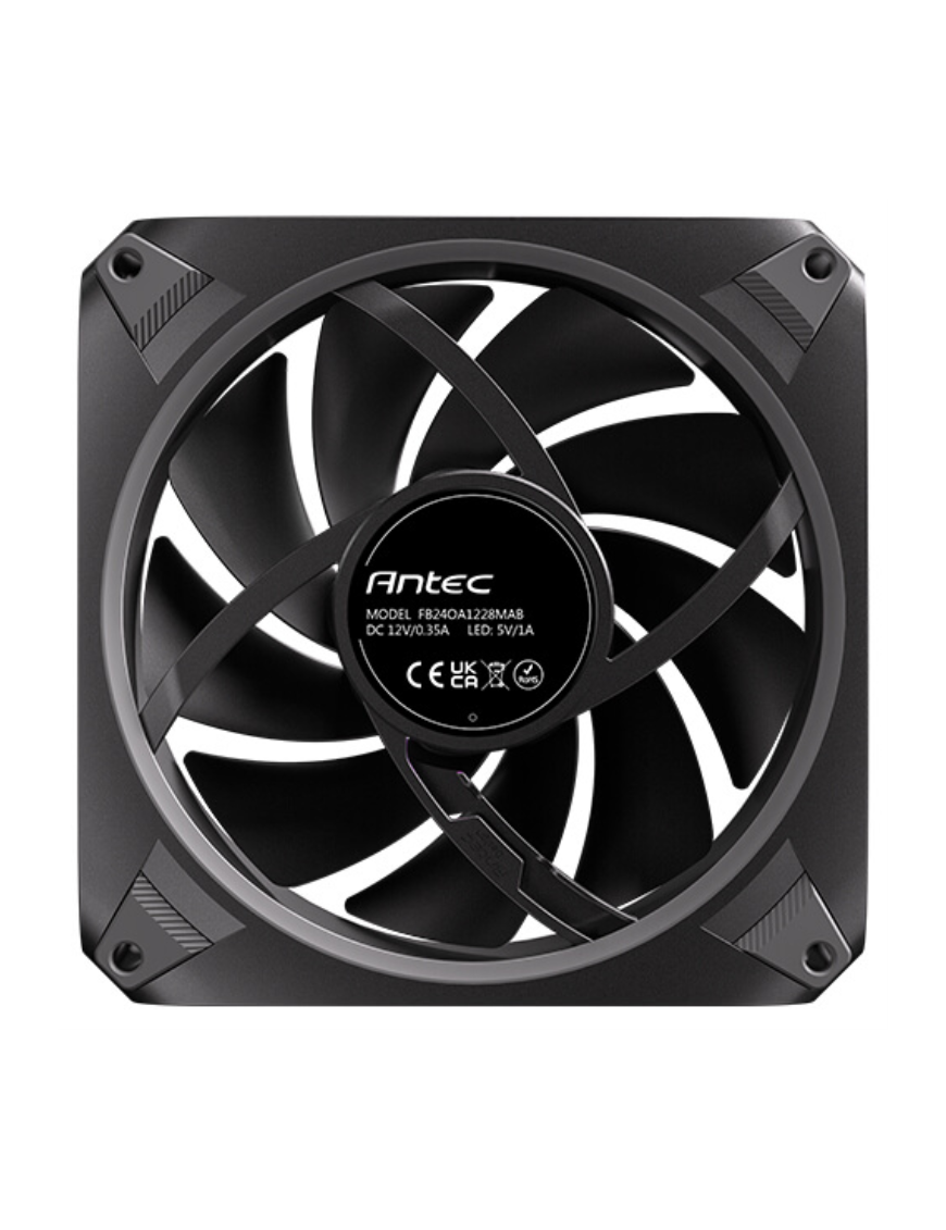 Antec Orbit 120 ARGB FAN Carcasa del ordenador Ventilador 12 cm Negro