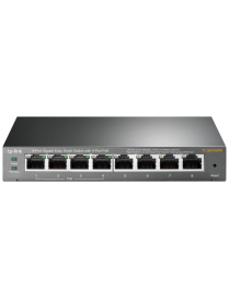 TP-Link TL-SG108PE Gestionado L2 Gigabit Ethernet (10/100/1000) Energía sobre Ethernet (PoE) Negro