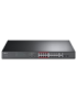TP-Link TL-SL1218MP No administrado Gigabit Ethernet (10/100/1000) Energía sobre Ethernet (PoE) 1U Negro
