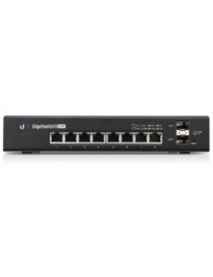 Ubiquiti EdgeSwitch 8 Gestionado Gigabit Ethernet (10/100/1000) Energía sobre Ethernet (PoE) Negro