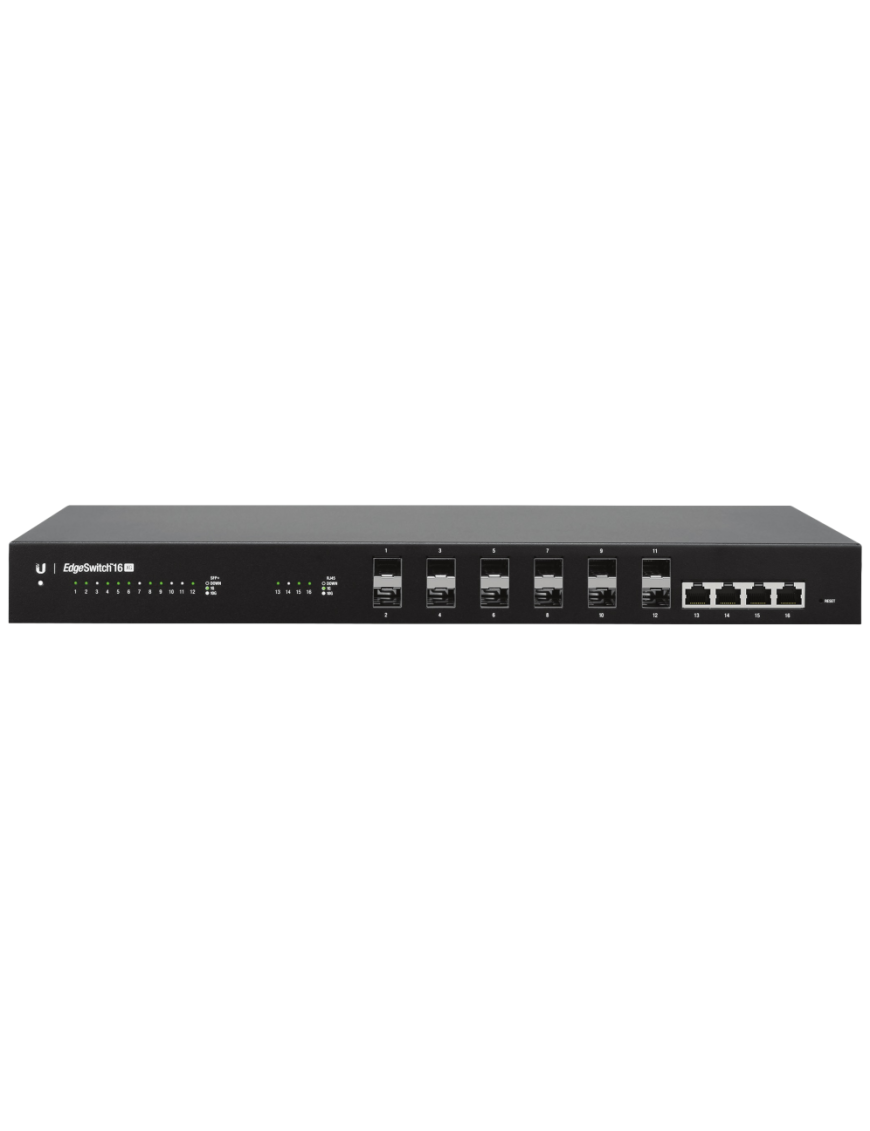 Ubiquiti ES-16-XG Gestionado 10G Ethernet (100/1000/10000) 1U Negro
