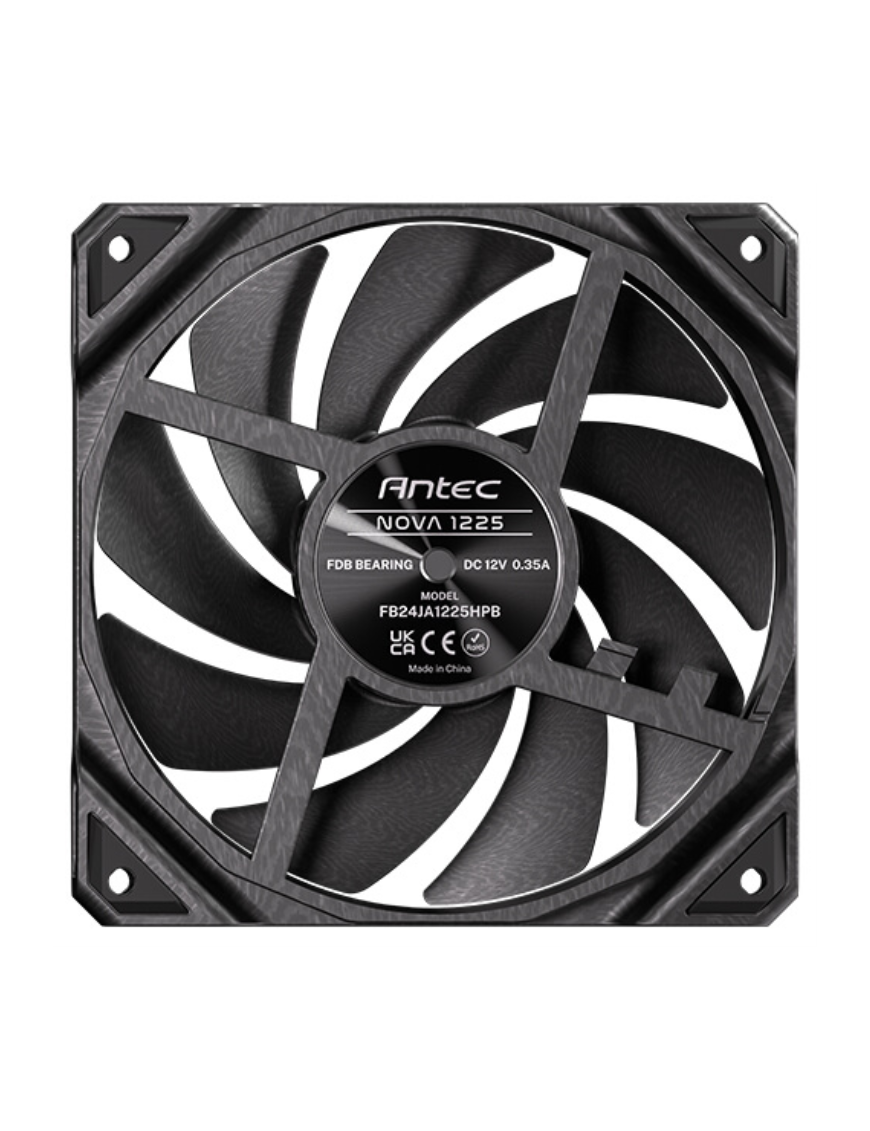 Antec Nova Carcasa del ordenador Ventilador 12 cm Negro 1 pieza(s)