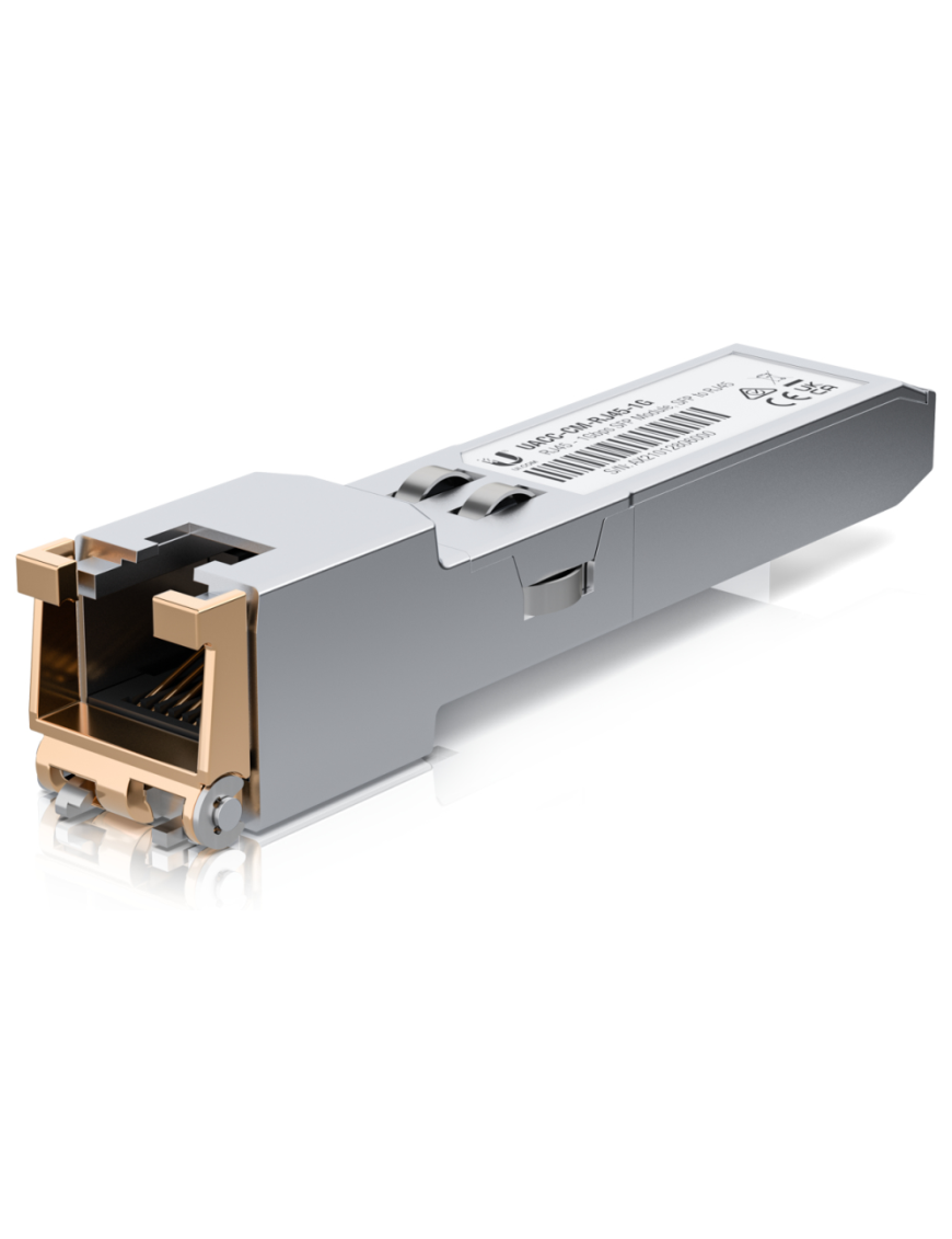 Ubiquiti UACC-CM-RJ45-1G red modulo transceptor Cobre 1000 Mbit/s RJ-45