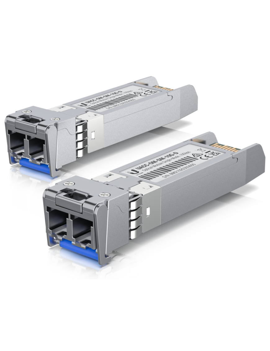 Ubiquiti UACC-OM-SM-10G-D-20 red modulo transceptor Fibra óptica 10000 Mbit/s