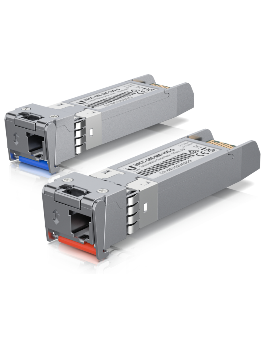 Ubiquiti UACC-OM-SM-10G-S-2 red modulo transceptor Fibra óptica 10000 Mbit/s