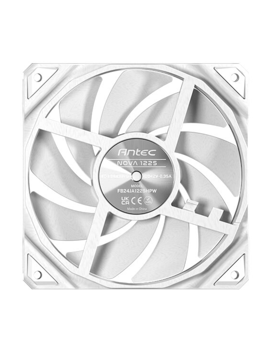 Antec Nova Carcasa del ordenador Ventilador 12 cm Blanco 1 pieza(s)