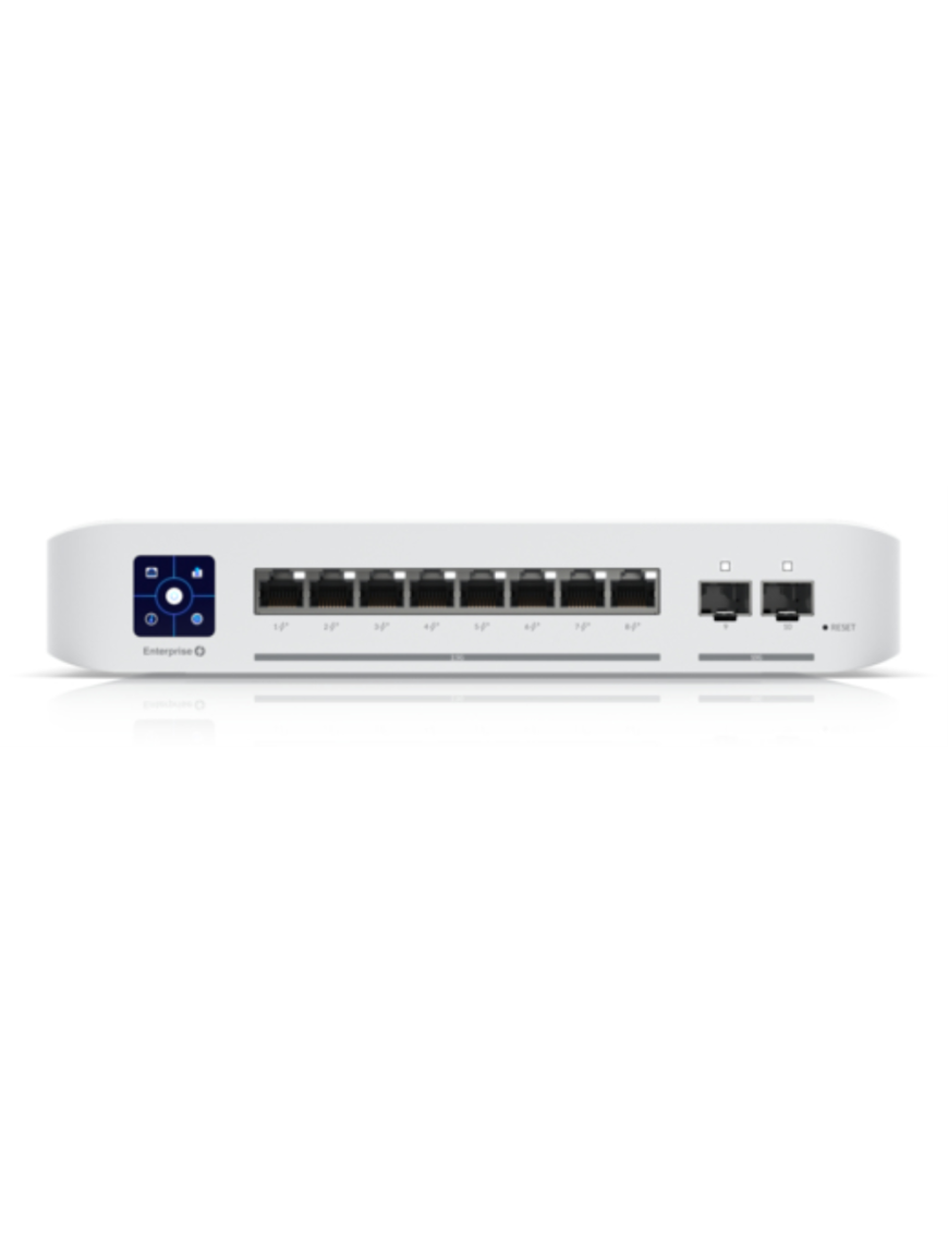 Ubiquiti UniFi Enterprise 8 PoE Gestionado L3 2.5G Ethernet (100/1000/2500) Energía sobre Ethernet (PoE) Acero inoxidable