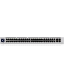 Ubiquiti UniFi Pro 48-Port PoE Gestionado L2/L3 Gigabit Ethernet (10/100/1000) Energía sobre Ethernet (PoE) 1U Plata