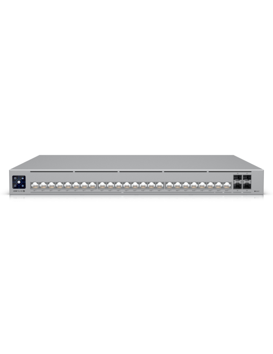 Ubiquiti UniFi Pro HD 24 PoE Gestionado L2/L3 2.5G Ethernet (100/1000/2500) Energía sobre Ethernet (PoE) 1U Gris