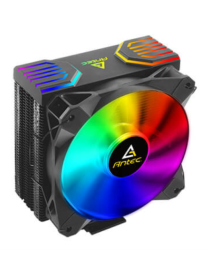 Antec FrigusAir 400 ARGB Conjunto de chips Refrigerador de aire 12 cm Negro 1 pieza(s)