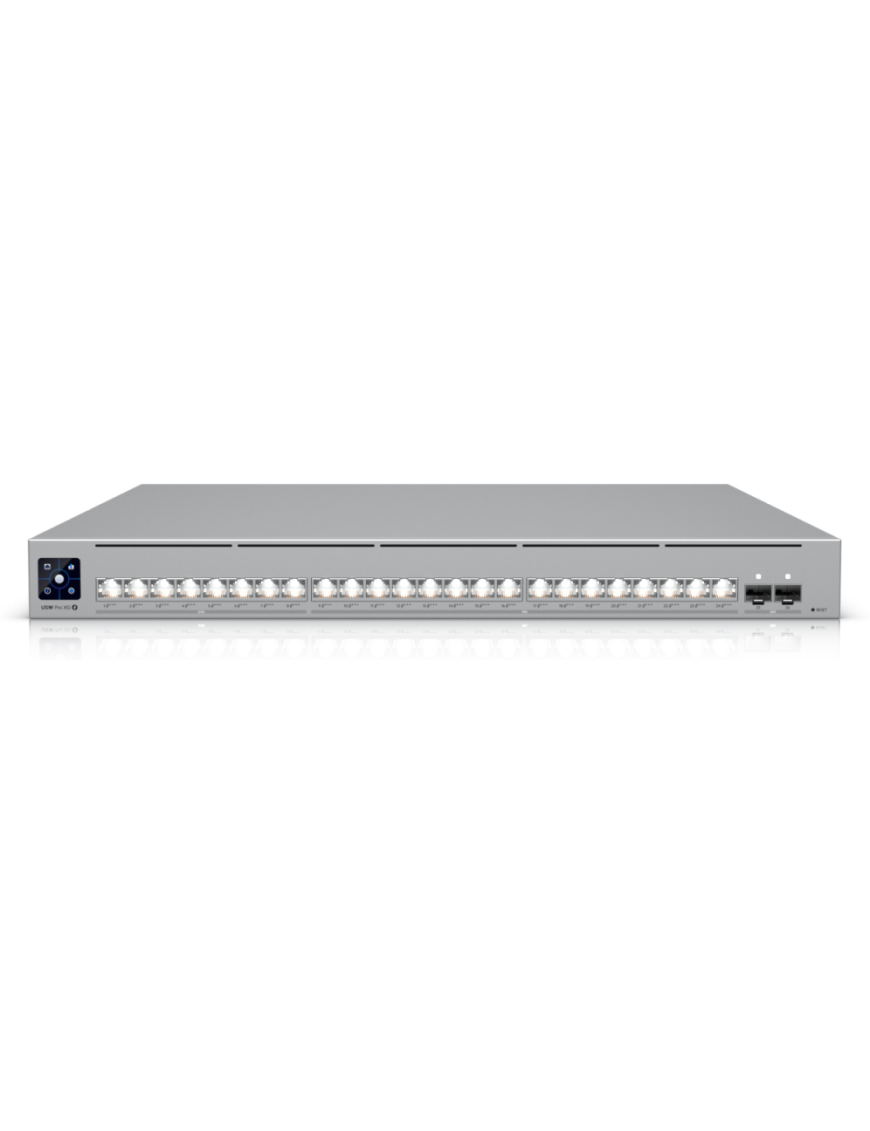 Ubiquiti UniFi Pro XG 24 PoE Gestionado L2/L3 10G Ethernet (100/1000/10000) Energía sobre Ethernet (PoE) 1U Gris