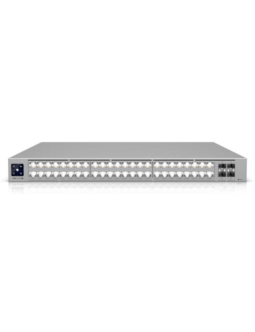 Ubiquiti UniFi Pro XG 48 PoE Gestionado L3 10G Ethernet (100/1000/10000) Energía sobre Ethernet (PoE) 1U Gris