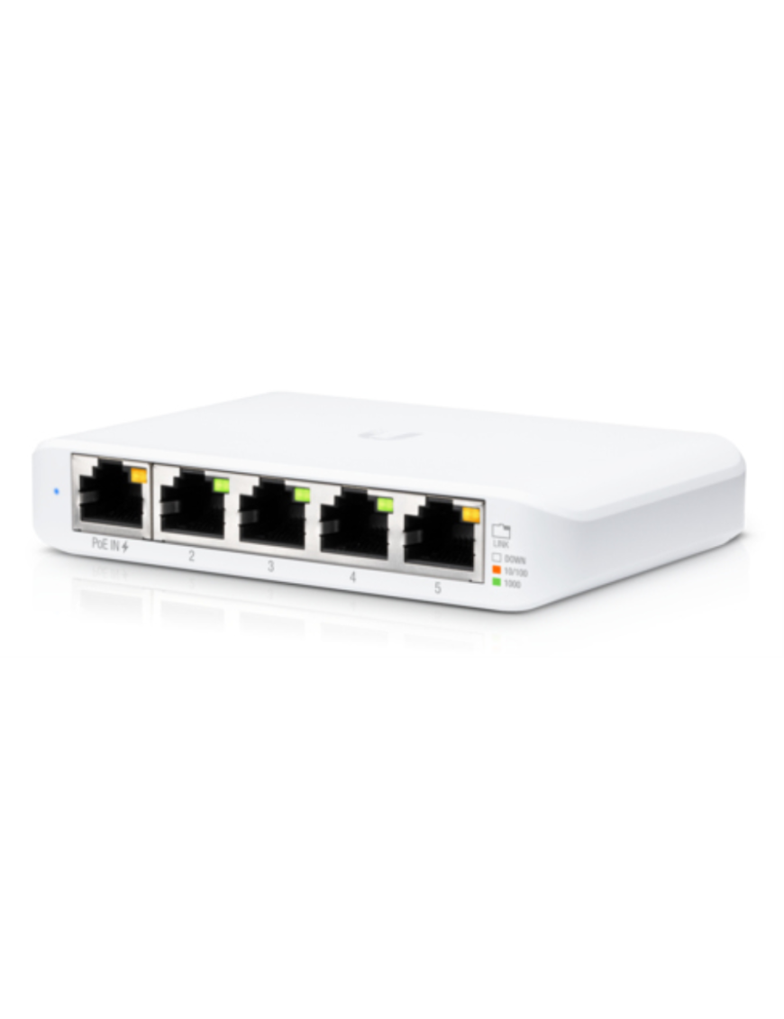 Ubiquiti UniFi Switch Flex Mini (3-pack) Gestionado Gigabit Ethernet (10/100/1000) Energía sobre Ethernet (PoE) Blanco