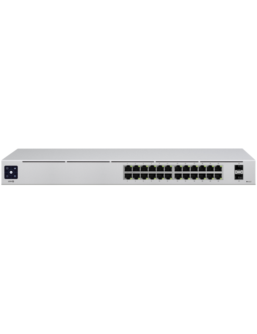 Ubiquiti UniFi USW-24 switch Gestionado L2 Gigabit Ethernet (10/100/1000) Plata