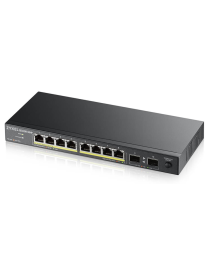 Zyxel GS1100-10HP v2 No administrado Gigabit Ethernet (10/100/1000) Energía sobre Ethernet (PoE) Negro