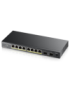 Zyxel GS1100-10HP v2 No administrado Gigabit Ethernet (10/100/1000) Energía sobre Ethernet (PoE) Negro