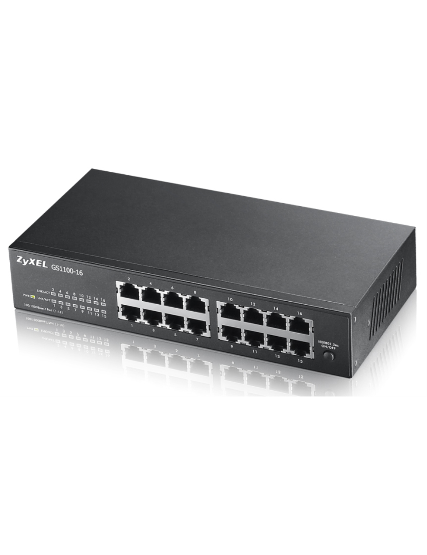 Zyxel GS1100-16 No administrado Gigabit Ethernet (10/100/1000)