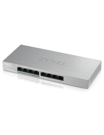 Zyxel GS1200-8HP v2 Gestionado Gigabit Ethernet (10/100/1000) Energía sobre Ethernet (PoE) Gris