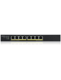 Zyxel GS1915-8EP Gestionado L2 Gigabit Ethernet (10/100/1000) Energía sobre Ethernet (PoE) Negro