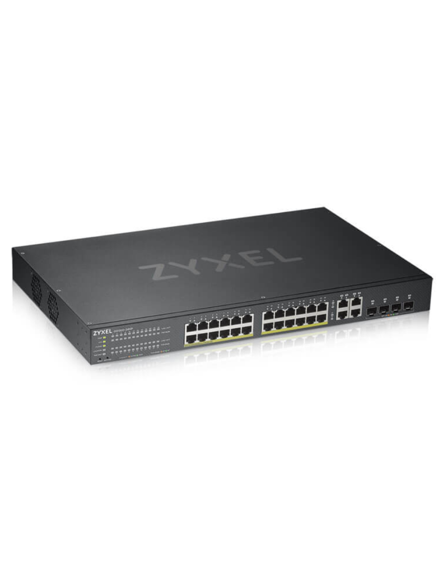 Zyxel GS1920-24HPV2 Gestionado Gigabit Ethernet (10/100/1000) Energía sobre Ethernet (PoE) Negro