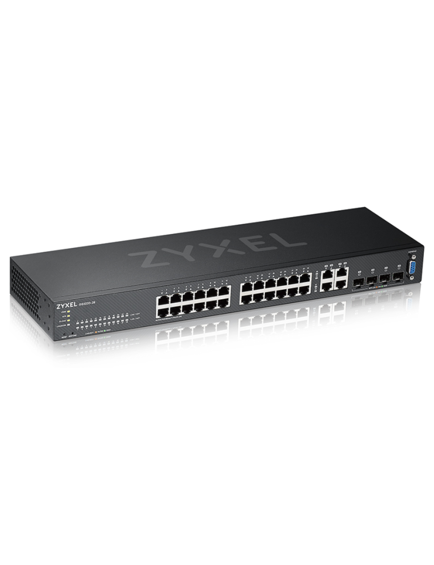 Zyxel GS2220-28-EU0101F switch Gestionado L2 Gigabit Ethernet (10/100/1000) Negro