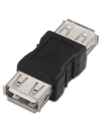 AISENS A103-0037 cambiador de género para cable USB A Negro