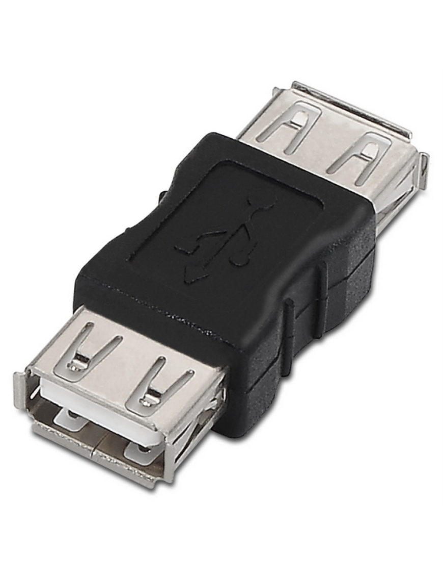 AISENS A103-0037 cambiador de género para cable USB A Negro
