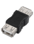 AISENS A103-0037 cambiador de género para cable USB A Negro