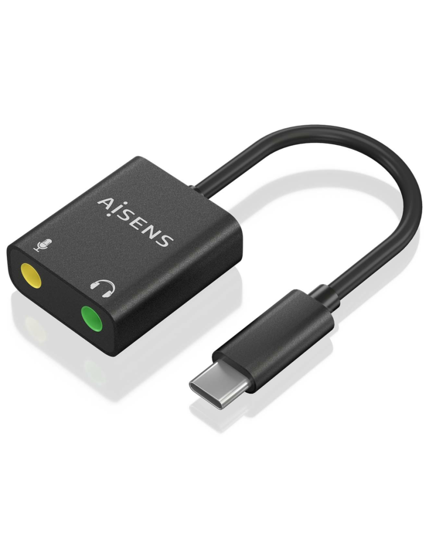 AISENS A109-0767 cambiador de género para cable 2x 3.5 mm