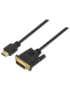 AISENS A117-0090 adaptador de cable de vídeo 1,8 m HDMI tipo A (Estándar) DVI 18+1 Negro