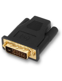 AISENS A118-0091 cambiador de género para cable DVI 24+1 HDMI A Negro