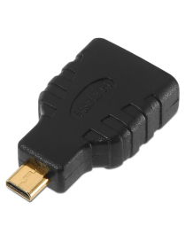 AISENS A121-0125 cambiador de género para cable HDMI Micro HDMI Negro