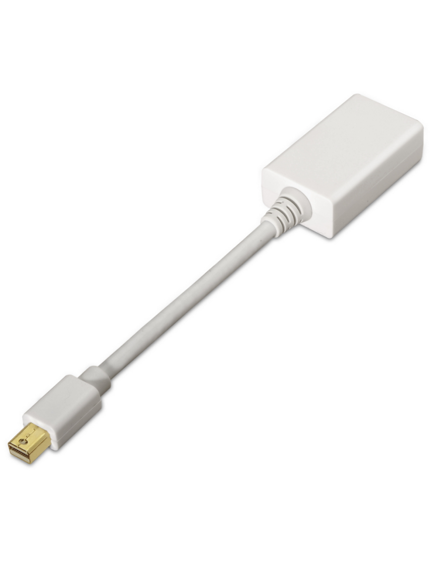 AISENS A125-0138 adaptador de cable de vídeo 0,15 m Mini DisplayPort HDMI Blanco