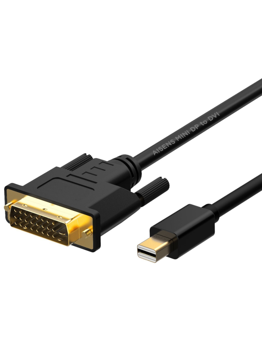 AISENS A125-0363 adaptador de cable de vídeo 2 m Mini DisplayPort DVI Negro