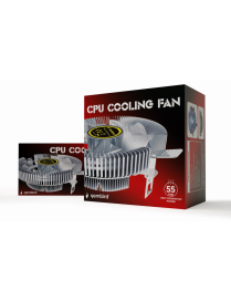 Gembird CPU-HURACAN-X40 sistema de refrigeración para ordenador Procesador Refrigerador de aire 9 cm Transparente