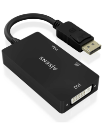 AISENS A125-0861 adaptador de cable de vídeo 0,15 m VGA + HDMI + DVI