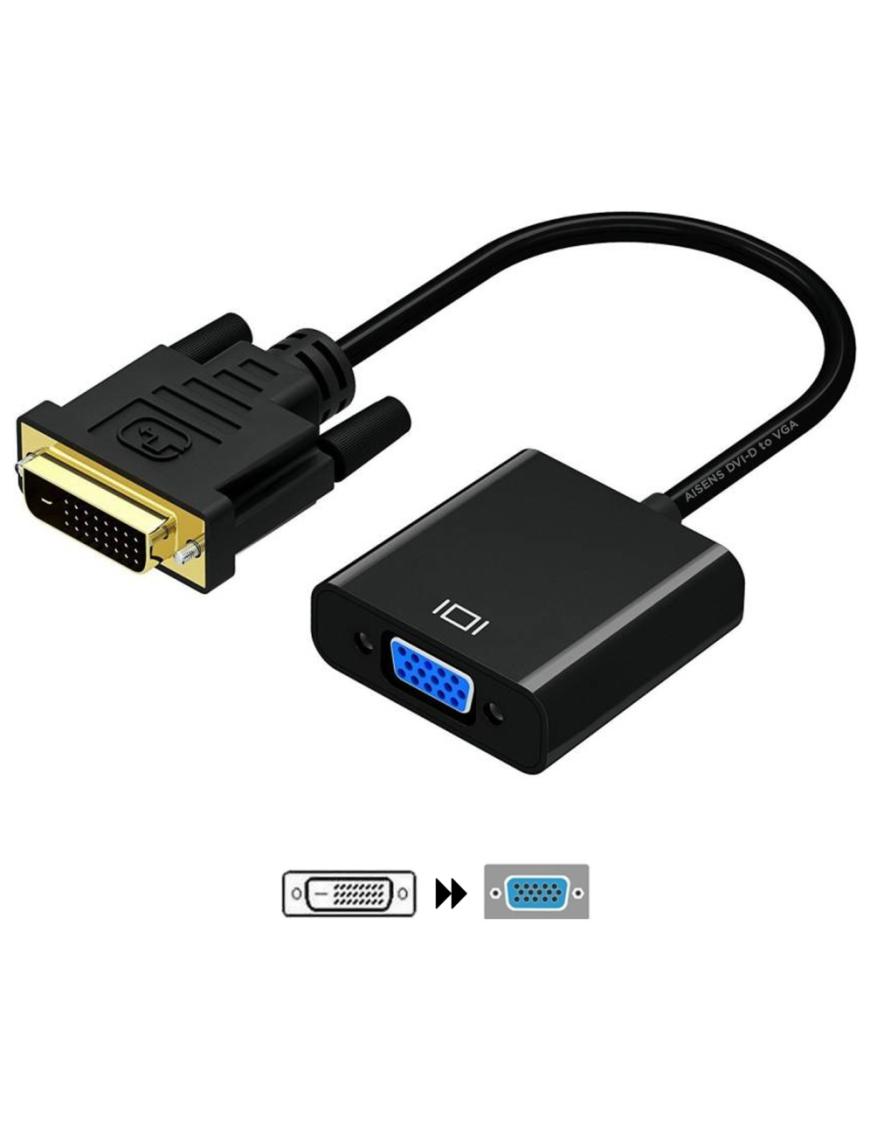 AISENS A147-0352 adaptador de cable de vídeo 0,1 m VGA (D-Sub)