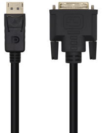 AISENS Cable Conversor DisplayPort A DVI, DP/M-DVI/M, Negro, 3.0m