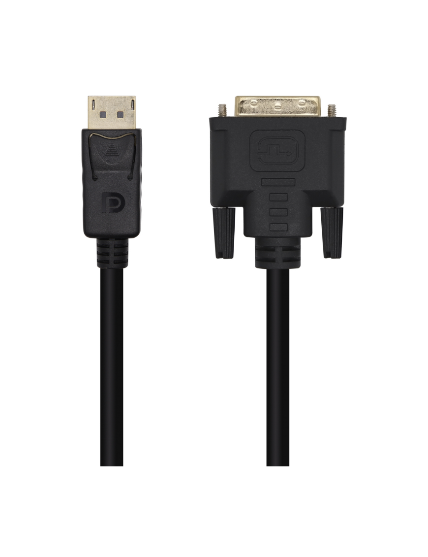 AISENS Cable Conversor DisplayPort A DVI, DP/M-DVI/M, Negro, 3.0m