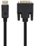 AISENS Cable Conversor DisplayPort A DVI, DP/M-DVI/M, Negro, 3.0m
