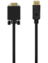 AISENS Cable Conversor DISPLAYPORT a VGA, DP/M-VGA/M, Negro, 1.0M