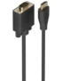 AISENS Cable Conversor HDMI a SVGA, HDMI A/M-SVGA/M, Negro, 1.0m