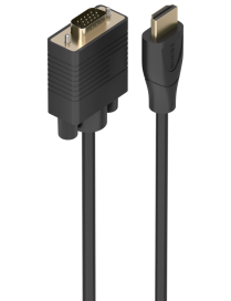 AISENS Cable Conversor HDMI a SVGA, HDMI A/M-SVGA/M, Negro, 2.0m