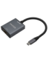 AISENS Conversor Aluminio USB-C A HDMI 4K@30Hz, USB-C/M-HDMI/H, Gris, 15cm